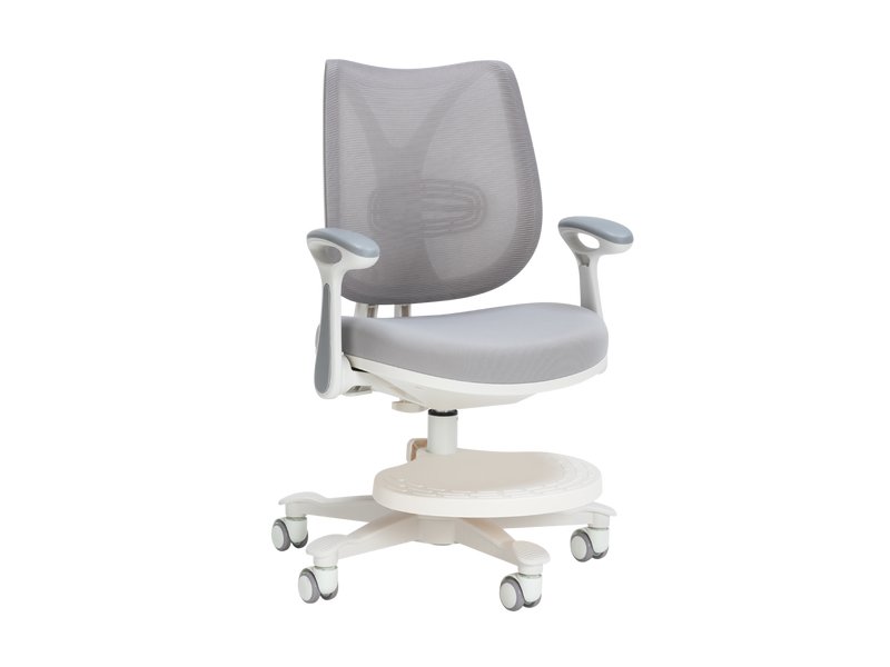 Кресло компьютерное детское Лисмор Трикотаж Серый