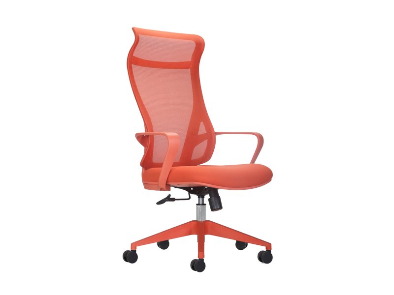 Офисное кресло Кирби Трикотаж Оранжевый